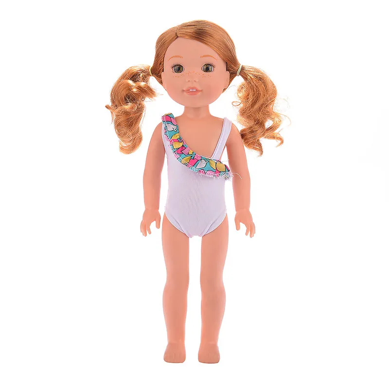 4 стиля одежды куклы(розовый набор лягушек, кукла в купальнике) и обувь подходит 14,5 дюймов Wellie Wishers кукла-аксессуары, детские игрушки - Цвет: M27