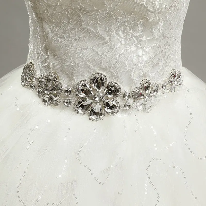 LAMYA Elegant Cheap Lace Wedding Dress 2018 Fashion Short Bride Gowns Crystal Bridal Dresses Plus Size vestido de noiva