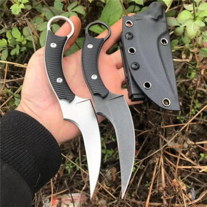 

New Arrival Mako Tactical Knives 440C Stone Wash Blade Full Tang Steel Handle Fixed Blade Paper cutter Knife