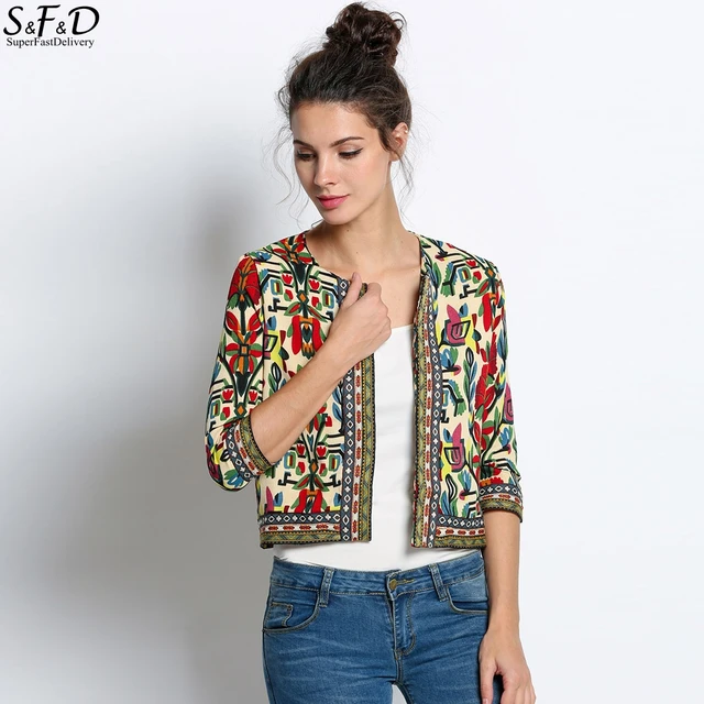 2016 Nueva Manera Delgada Chaqueta Mujer Primavera Otoño