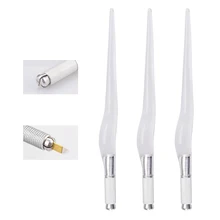 1 шт. микроблейдинг tebori ручка PCD Microblade Naald Houder wenkbrauw Permanente Make Handmatige Татуировка ручка