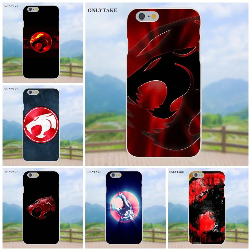 

For Apple iPhone 4 4S 5 5C SE 6 6S 7 8 Plus X Galaxy Grand Core II Prime Alpha Soft Art Print Cover Case Thundercats Logo