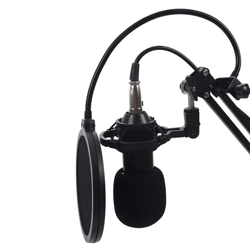 Профессиональный конденсаторный аудио 3,5 мм проводной BM800 Студийный микрофон вокальный записывающее устройство караоке микрофон