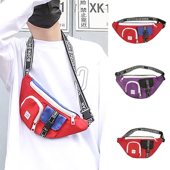 

Fanny Pack for Unisex Outdoor Students Sport Canvas Crossbody Phone bolsa cintura menina marsupio uomo banano de cintura 2019