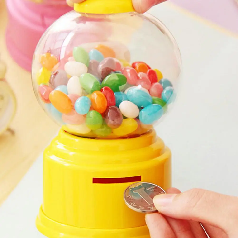 Креативные милые конфеты мини машина для конфет пузырьковый диспенсер банка для монет детские игрушки склад цена Рождественский подарок на день рождения