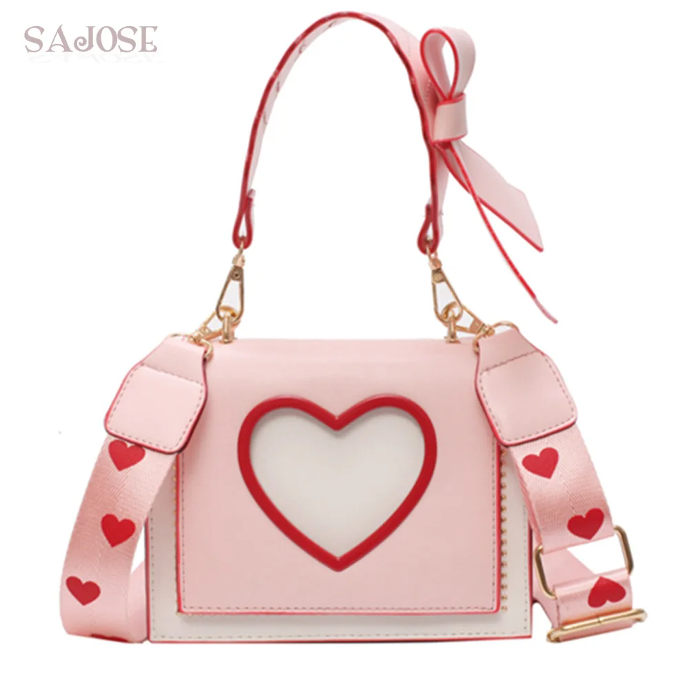 Сумка через плечо для девочек модные милые Сумки из искусственной кожи с бантом и