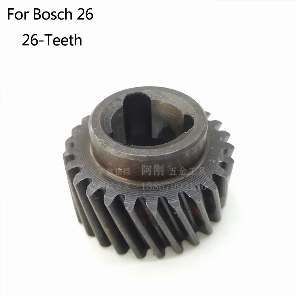 Free Shipping! 26-Teeth Drill Hammer tool accessories 087 Gear shaft  for Bosch 26 , High-quality! 1pcs 90xl 914592 x40505 rubber planer belts trapezoidal 45 teeth belt for bd750 dn75 dn750 kw750 planer models power tool parts