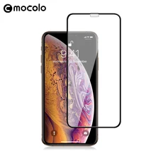 Для iPhone XS Защитная пленка для экрана Mocolo полное покрытие HD Прозрачная для iPhone XR 9 H пленка для iPhone XS MAX закаленная Защитная пленка для экрана