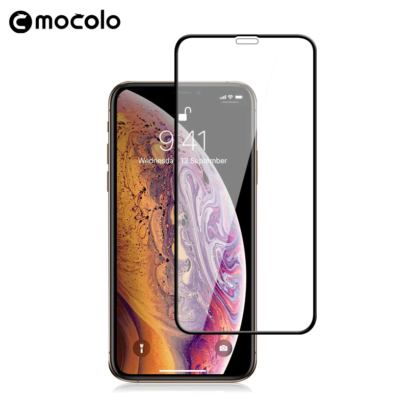 

for iPhone XS Screen Protector Mocolo Full Cover HD Clear for iPhone XR 9H Film for iPhone XS MAX Tempered Screen Protector