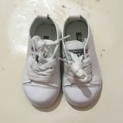 Детские белые туфли из искусственной кожи Гибкие Дети Один Спортивная обувь Демисезонный Модная молодежная повседневная обувь