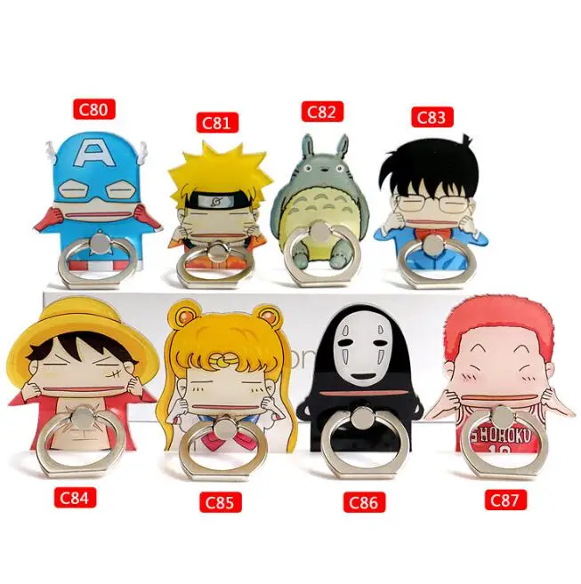 Phone Ring Holder with Anime Characters (8 Styles)