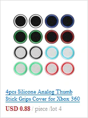 4 шт Силиконовые аналоговые ручки для джойстика для Xbox 360 One Playstation 4 PS4 Pro Slim PS3 геймпад крышка джойстика чехлы