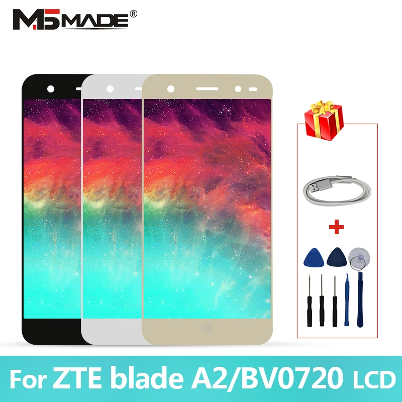 

5.0" For ZTE Blade A2 LCD Touch Screen Digitizer Display Replacement Parts With Frame For ZTE Blade BV0720 Display Screen
