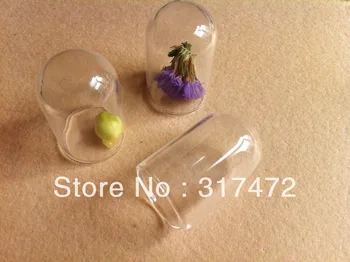 

NEW 38*25mm Glass Dome Glass Vial pendant DIY Jewelry charm GLass Pendant