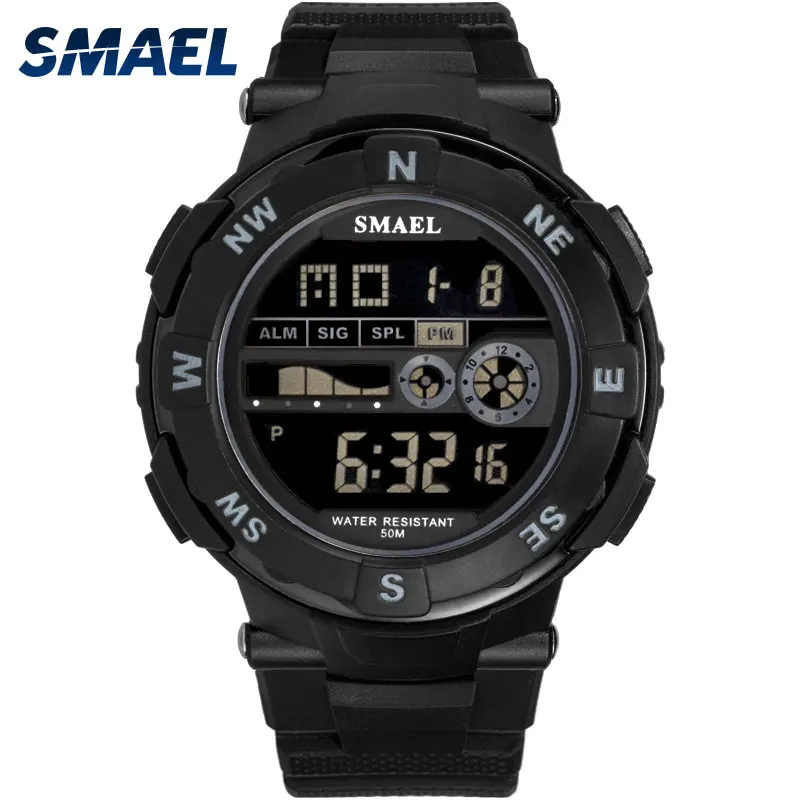

LED Bracelet Digital Watches SMAEL relogio masculino Big Men Watch Sport Military Army Watch Waterproof 1631B Clock Men Digital