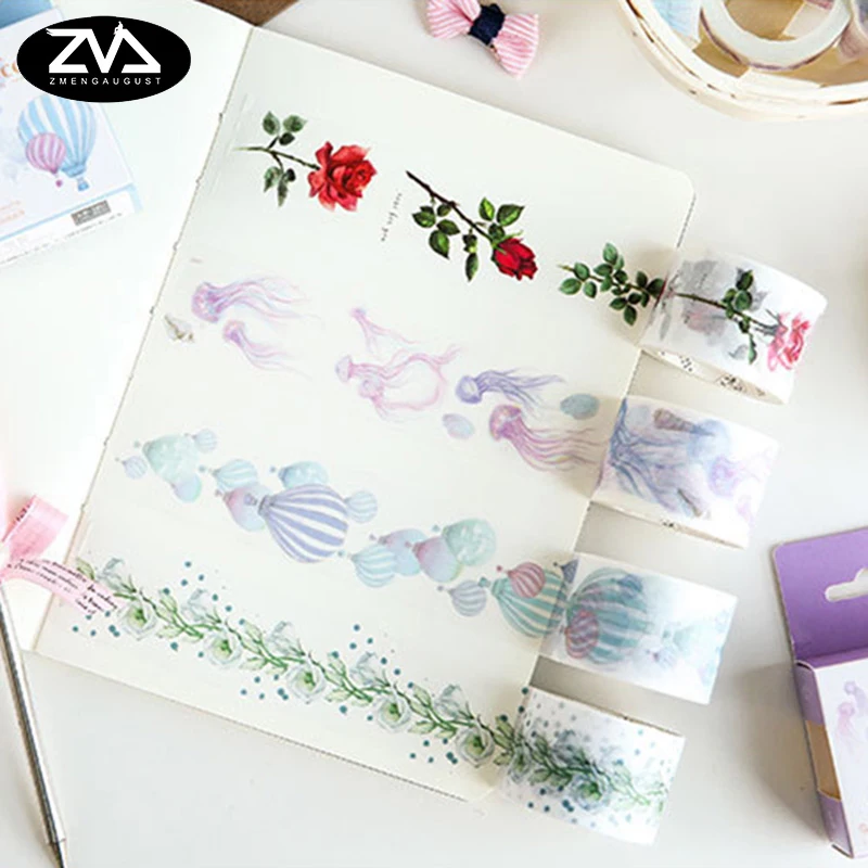 

1X Creativity washi tape diy decoration for scrapbooking masking tape adhesive tape kawaii stationery Supply Escolar Papelaria