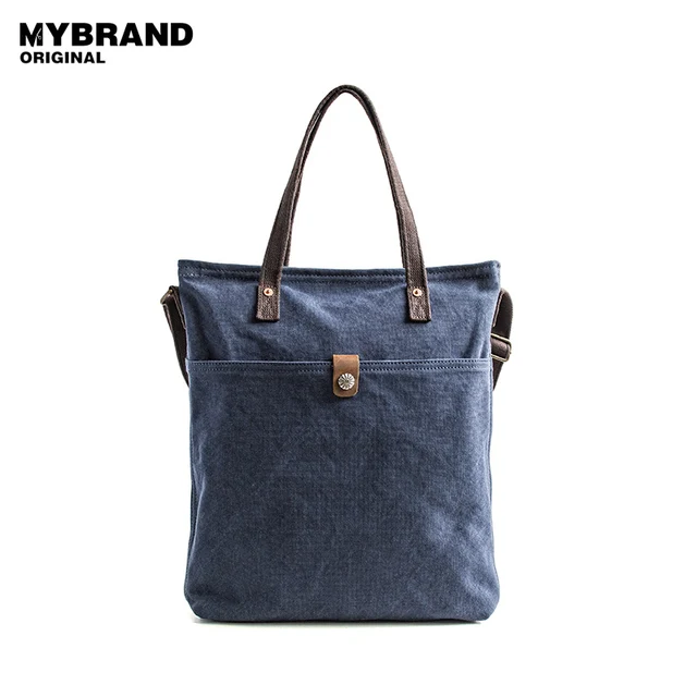 Mybrandoriginal Handbag Canvas Men Bag Vintage Large Capacity Mybrandoriginal Handbag Canvas Men Bag Vintage Large Capacity Shoulder For Man Crossbody Tote Bags B109