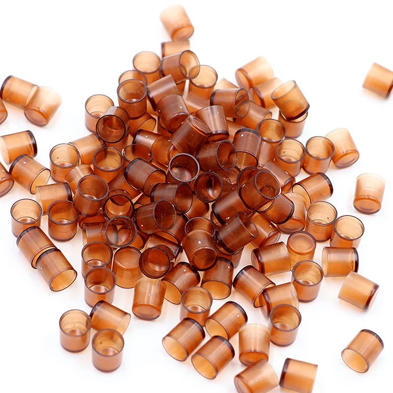 

500 Pcs Beekeeping Queen Bee Cell Cups Brown Bee Feeding Tools Queen Cages Cupkit Applicable To Beekeepers
