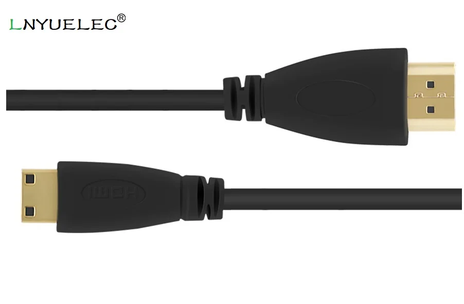 

Mini HDMI to HDMI Cable 1m 1.5M 2m 3m Male to Male 2.0V High Quality HDMI Cable 4K 3D for Tablet Camcorder MP4 Mini HDMI cable