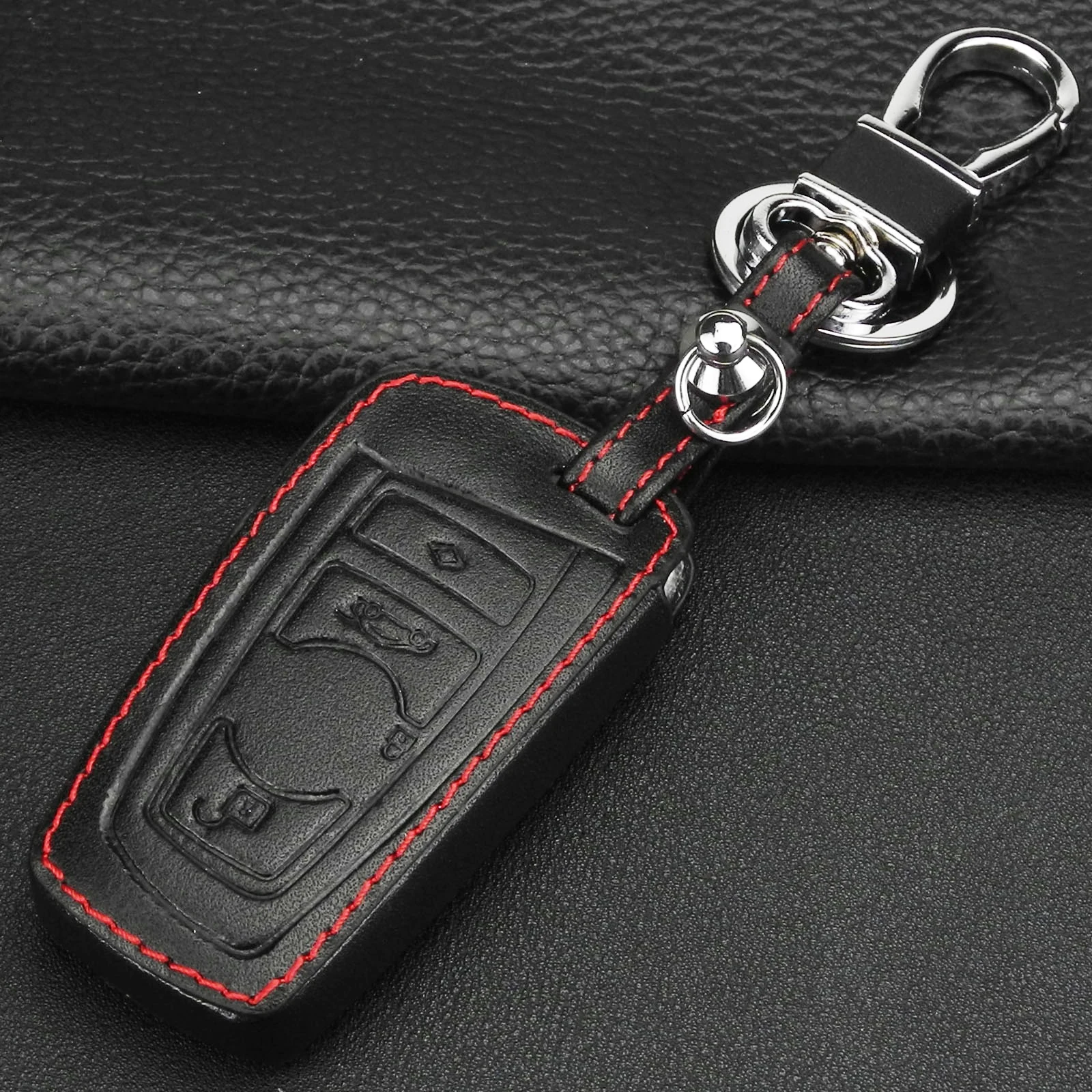 Кожаный чехол для автомобильного ключа с 3 кнопками BMW M1 M2 M3 F05 F10 F20 F30 335 328 535 650 55 740
