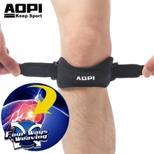 

AOPI Sports Patella Belts Training Knee Support Brace Fitness Knee Strap Basketball Running Protector Patella Band Safe for Knee