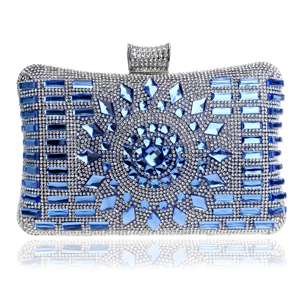 

Women's Crystal Clutches with Shining Diamonds, Bridal Evening Bags and Clutches for Women, Chain Bag