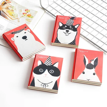 

Creative Japanese illustration student stationery Notepad Little Red Riding Hood A6 Diary notebook Original hand book gifts