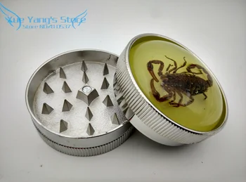

Zinc Alloy Metal Grinder 53mm HERB SPICE GRASS Tobacco Smoke Grinders for Men Smoking Accessories 2-5 layer to choose