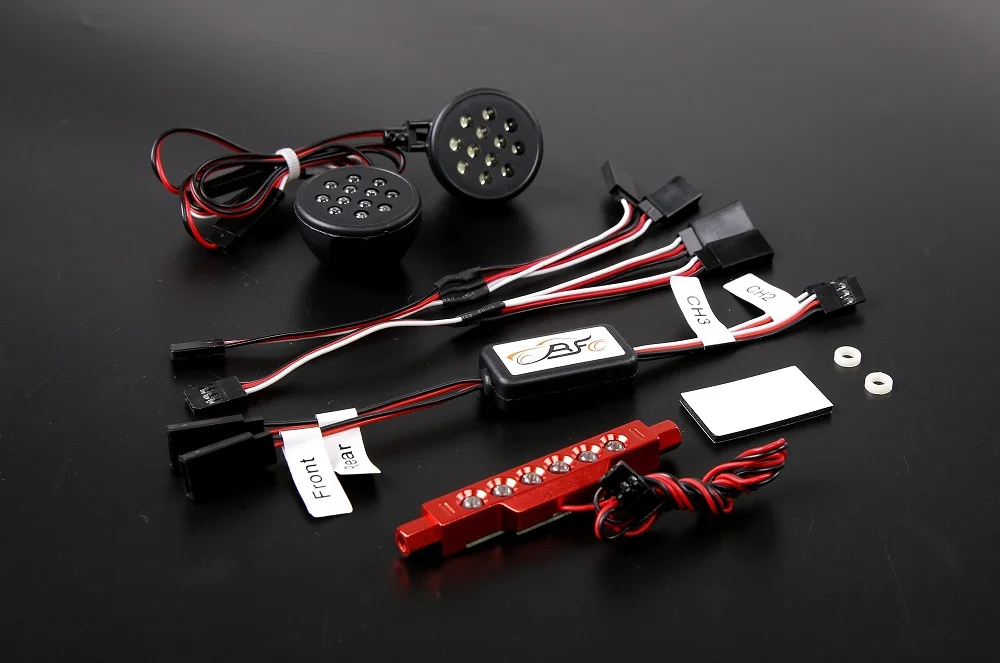 

LED Front lamp + taillight rear light set 1 853081 for 1/5 scale rc baja parts Rovan 5B BAJA new spare parts 5B HPI KM