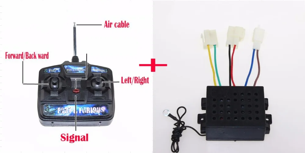 

Electrical Kid Ride On Car 27HMZ RC Remote Controller Set 12V / 6V