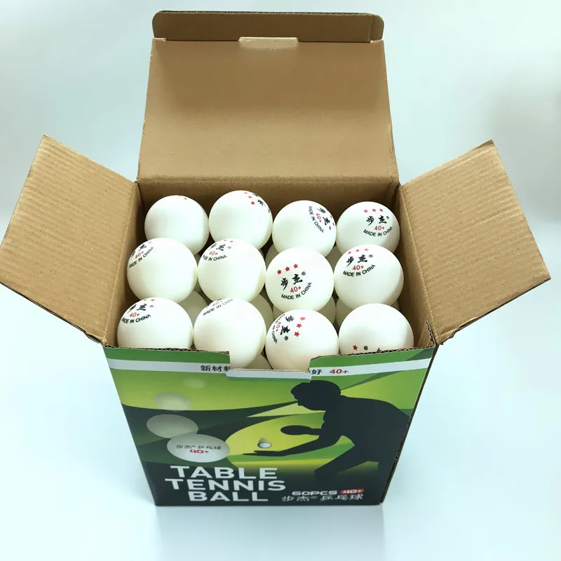 ثلاثة نجوم جودة عالية تنس طاولة 60/120 التعبئة والتغليف 40 مللي متر ABS بنفايات المواد المنافسة التدريب بينغبونغ بينغ بونغ الكرة