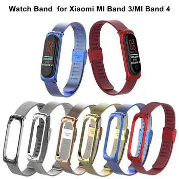 

Stainless Steel Replacement Bracelet For Xiaomi 4 Miband 4 Watchband Strap Metal Wrist Strap Watch Accessories Bracelet Strap