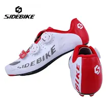 Sidebike Men Carbon Fiber Sidebike Breathable Road Bike Shoes Bicycle Shoes Cycling Lock Shoes zapatillas ciclismo