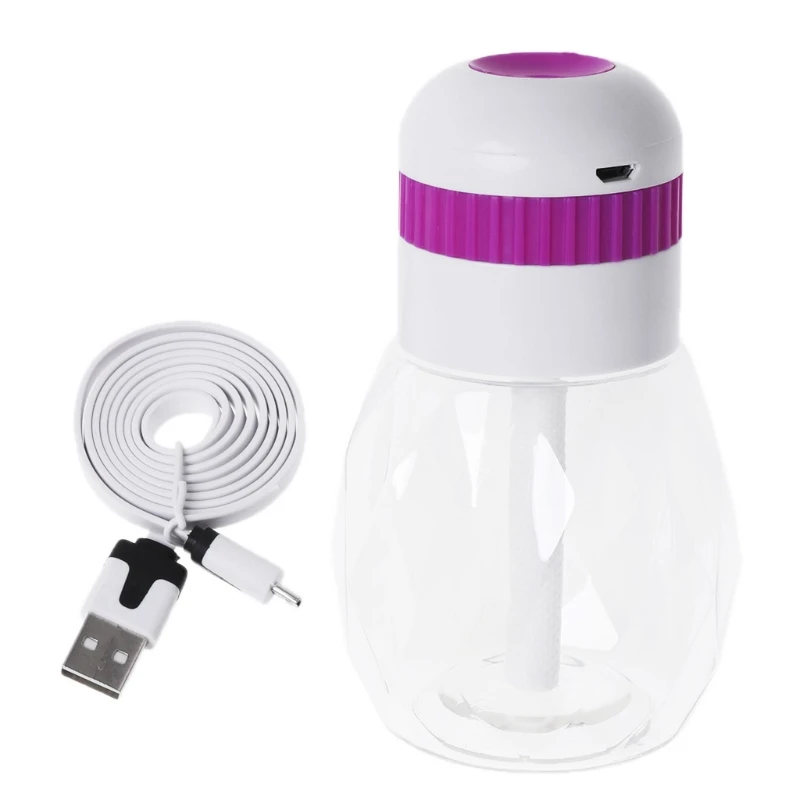 

Mini USB Air Humidifier 230ml Oil Aroma Diffusers Mist Maker LED Night Light Drop Ship De3