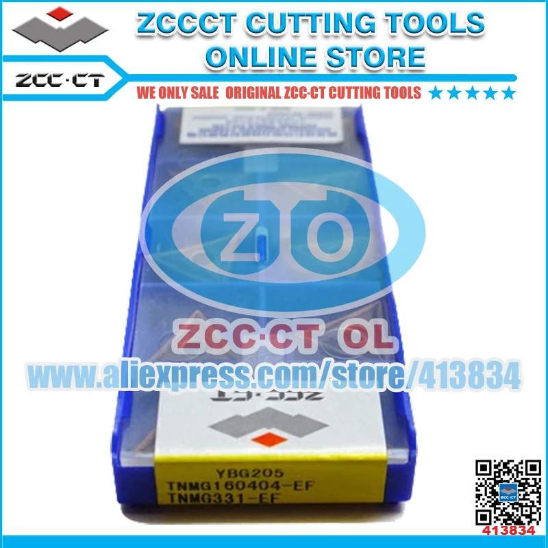 

YBG205 TNMG160404-EF TNMG160404 TNMG1604 TNMG 160404 - EF ZCC.CT cemented Carbide CNC PVD coating cutting tool inserts