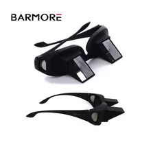 Barmore 2018 Laziness glasses on bed Mirror reading glasses Plastic Funny Lazy Periscope Horizontal Reading TV Sit View Glasses
