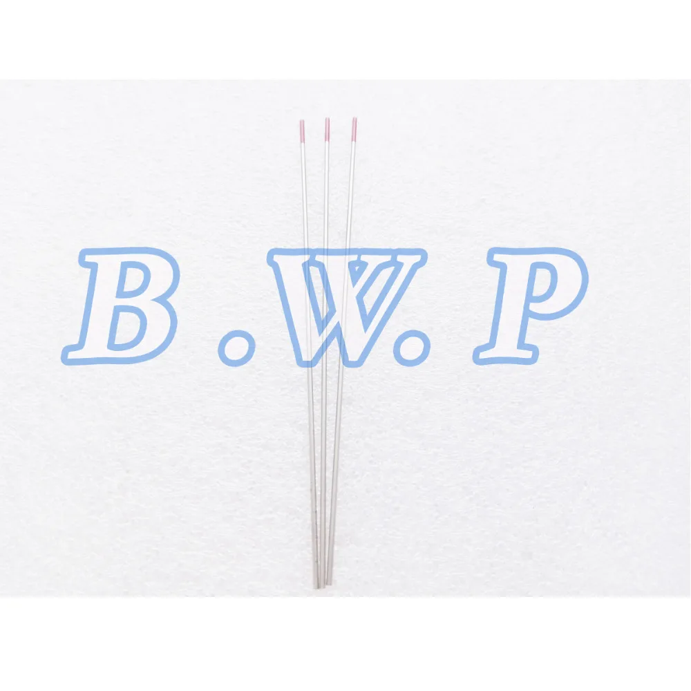 

3-PK WT20 1/16"/6" Tungsten Electrodes 2% Thoriated Red Tip 1.6mmx150mm For TIG Welders Welding
