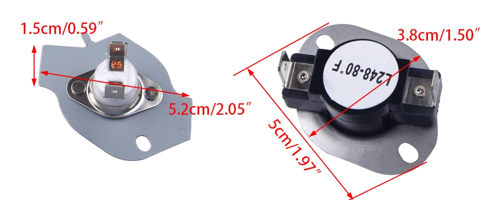 LETAOSK 2 шт. сушилка тепловой предохранитель для термостата 279769 3390291 3977394 подходит для джакузи Roper Kenmore