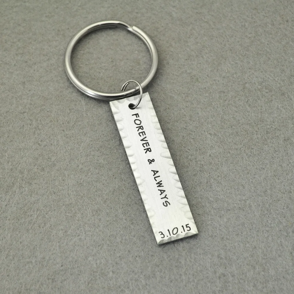

Personalized Keychains, Custom Key Rings, Rectangle Engraved Key Rings, Boyfriend Keychain, Husband Gift, Valentines Gift