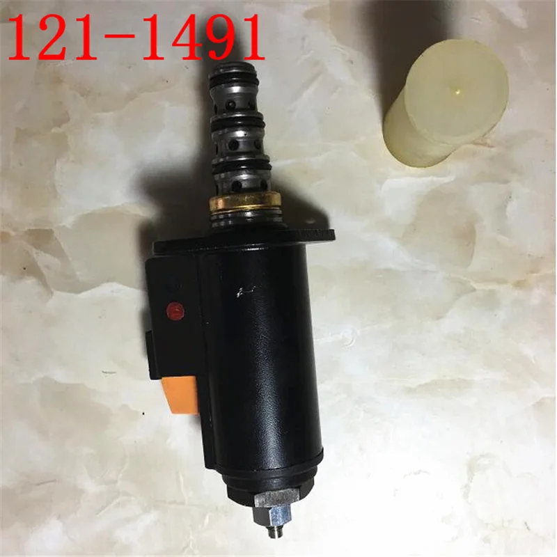 

Solenoid Valve 121-1491 for Excavator 320B E320C Red dot