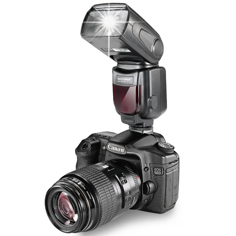 Neewer E-TTL вспышка ЖК-дисплей жесткий диффузор+ Защитная сумка для Canon 7D Mark II/5D Mark II III IV/1300D/1200D/750D