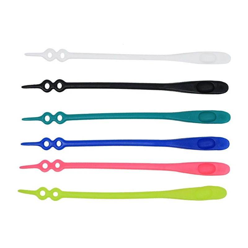14PCS Lazy No Tie Elastic Silicone Shoe Laces Children and Adult Shoe Strings Athletic Running Sport Shoelaces
