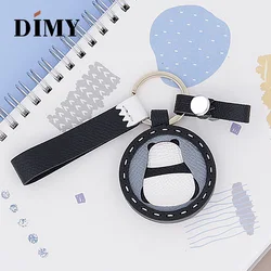 Dimy Hecho a mano Original Personalizado Panda Charm Animales Colgante Bolsa Encantos Cuero Epsom Palmprint Bovino Ocultar Accesorios Simples Dimy Hecho a mano Original Personalizado Panda Charm Animales Colgante Bolsa Encantos Cuero Epsom Palmprint Bovino Ocultar Accesorios Simples