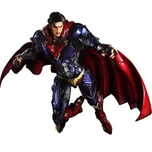 28cm DC Comics Play Arts Kai Justice League Anime Superman Dawn of Justice Action Figure Toys Collection Model Gift for Kids