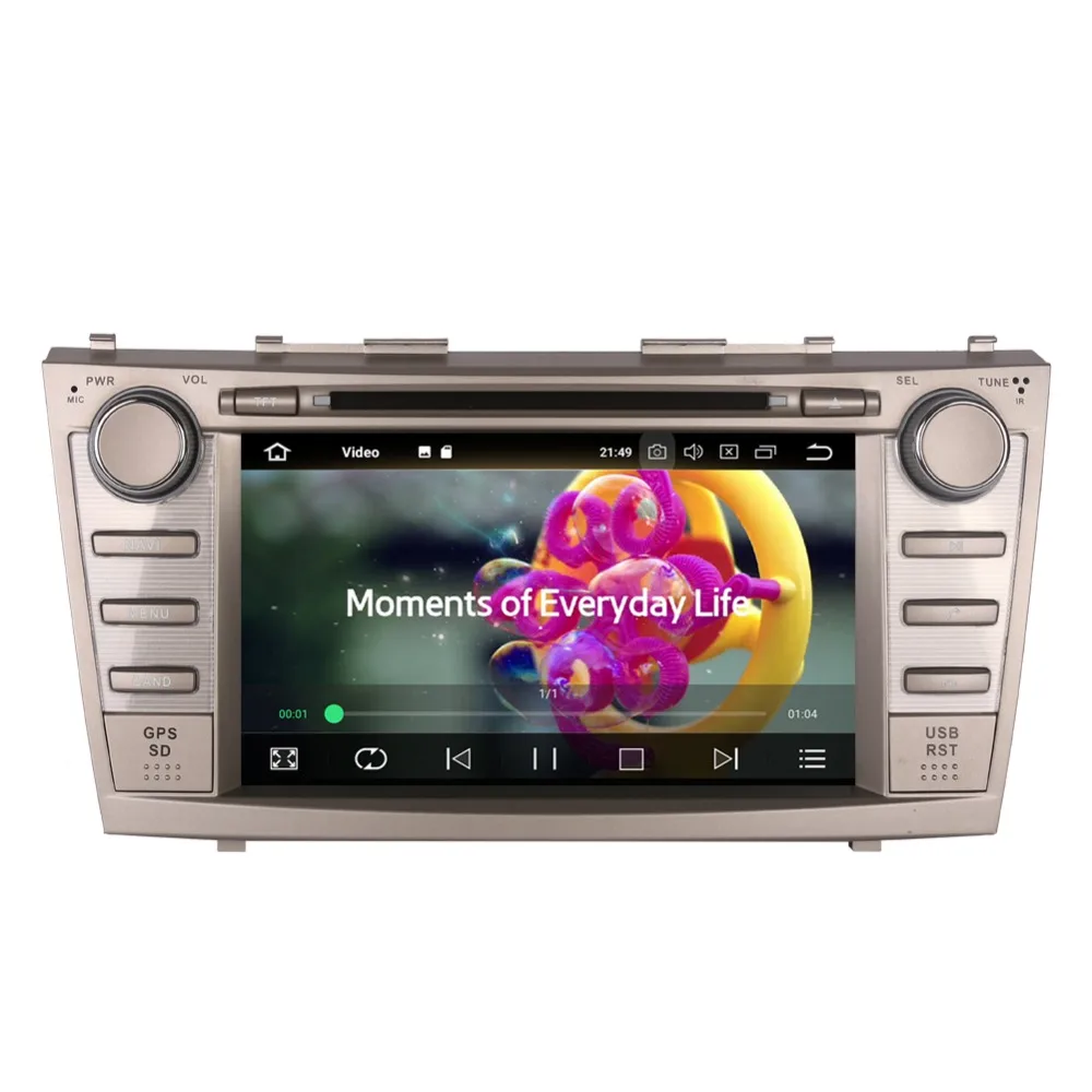 Android 8.0 Octa Core 4GB+32GB Car PC CD DVD Multimedia Player For Toyota Camry 2007 2008 2009 2010 2011 GPS Radio Stereo Wifi | Автомобили