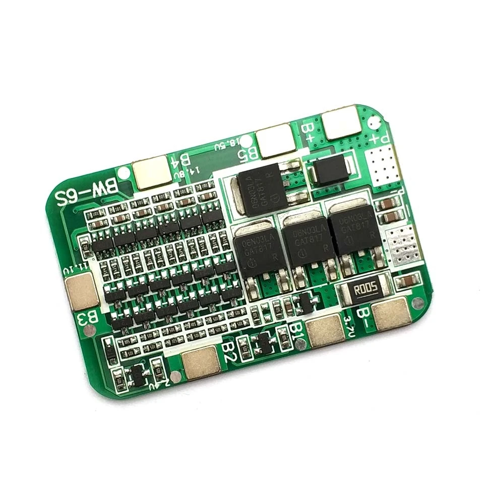 6S 15A 24V PCB плата защиты BMS для 6 пакетов 18650 литий ионный литиевый аккумулятор модуль