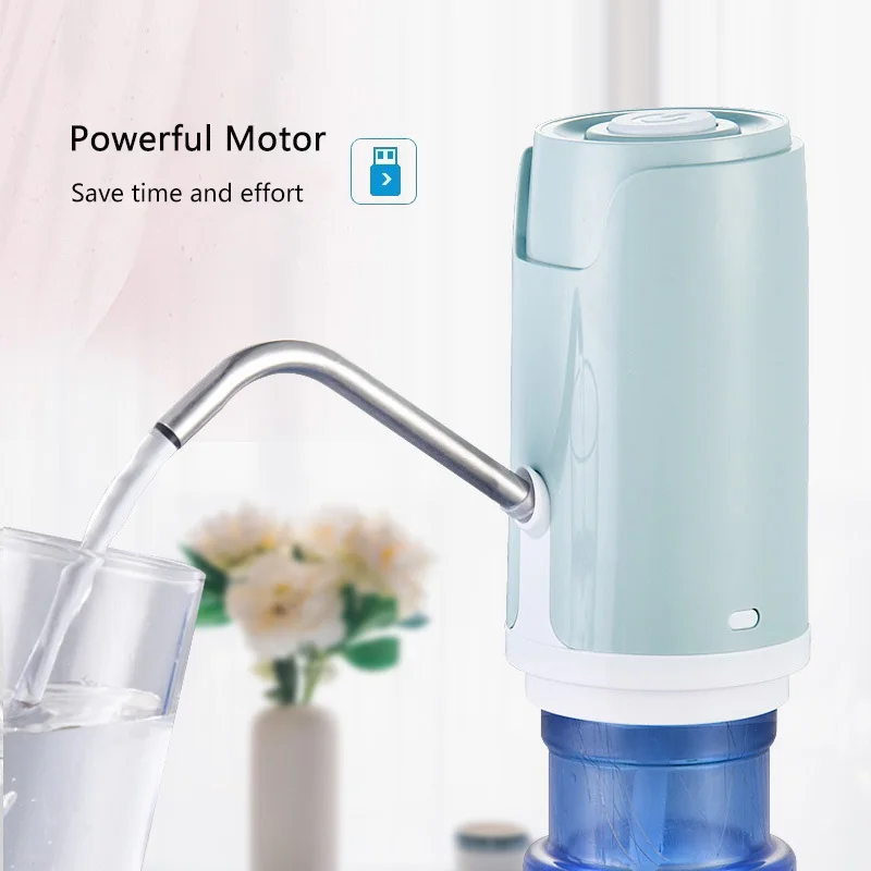 

Automatic Water Pump For Bottle USB Charging Motor Electric Bottle Drinking Water Pump Dispenser Hand Press Water Absorber