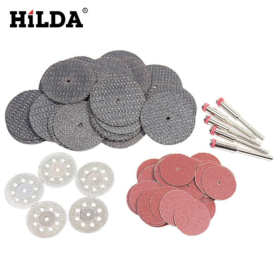  HILDA Diamond Cutting Disc Sanding Grinding Wheel Circular Saw Blade Woodworking for Dremel Mini Dr