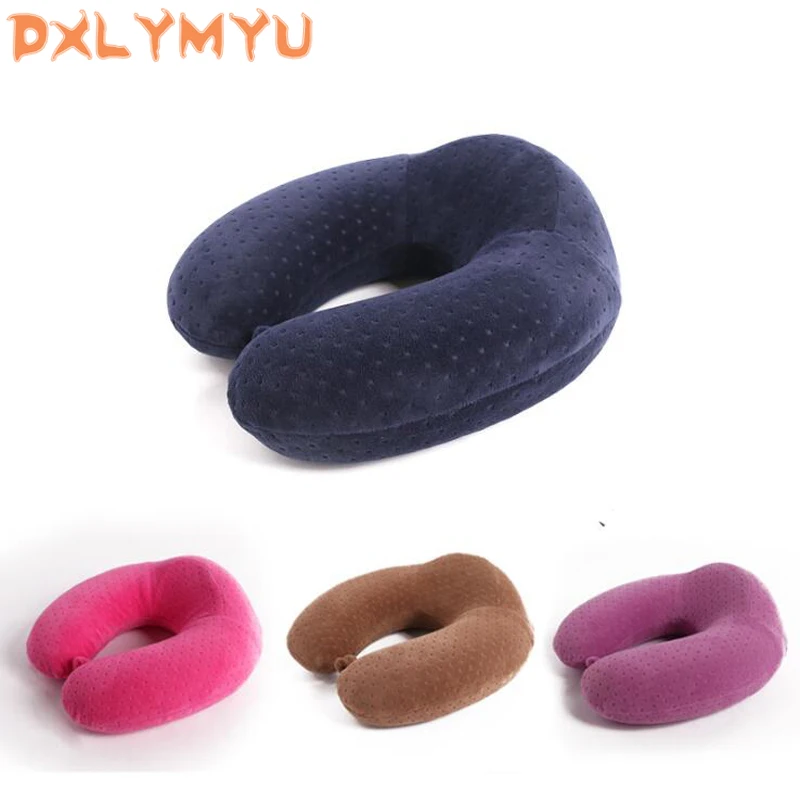 

1pc U-shaped Neck Pillow Memory Foam Car travel air plane home Pillow Neck Head Support Office Cushion Comfortable Travel Pillow