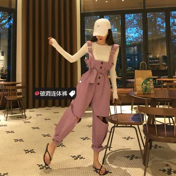 

Overalls Plus Size Rompers Womens Jumpsuit Jumpsuits Cotton Casual Regular Solid Rave Festival Clothing Harajuku Sexy Cosplay